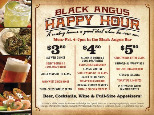 Black Angus Happy Hour Menu: Savor & Save Delights!