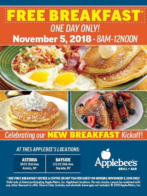 Does Applebees Have Breakfast